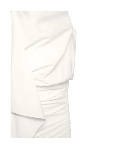 Attico Suspender Dress In White