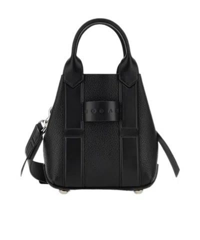 Hogan Leather Shoulder Bag 2 Handles