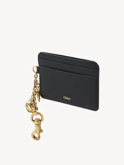 Chloé Lettering Detail Card Holder