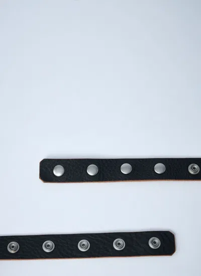 Rick Owens Snap Leather Belt