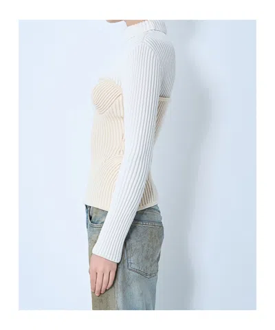 Jean Paul Gaultier Ribbed Wool Sweater