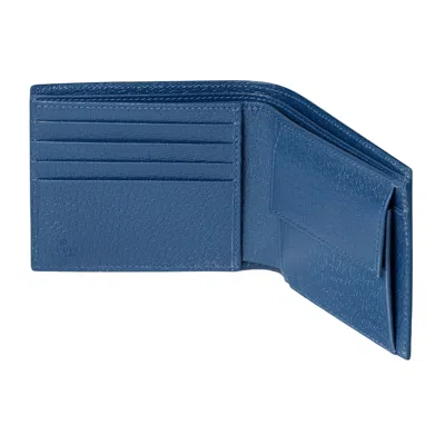 Gucci Gg Coin Wallet Blue Interior