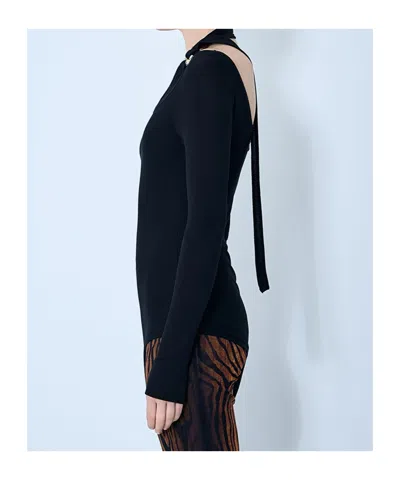 Jean Paul Gaultier Piercing Top In Blue