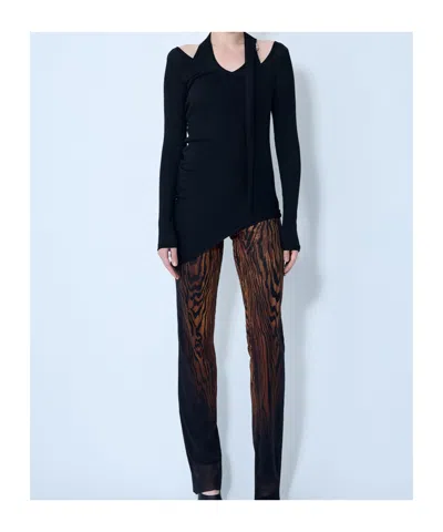Jean Paul Gaultier Piercing Top In Blue