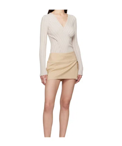 Paloma Wool Valeria Reversible Merino Wool Sweater In Neutral