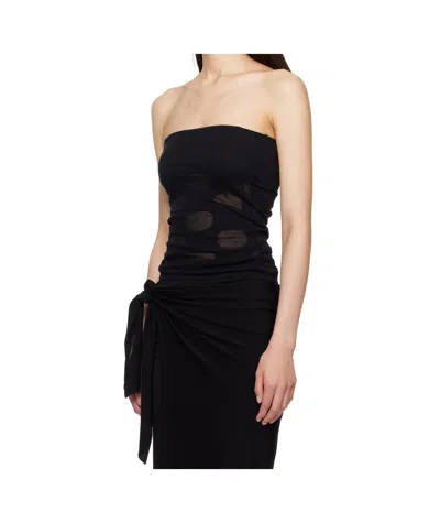 Paloma Wool Black Cass Bandeau Top