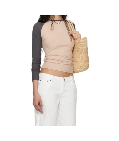Baserange Long Sleeve T-shirt In Pink