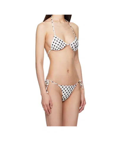 Paloma Wool Gray Leiti Bikini Top In White