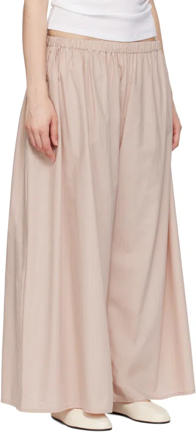 Baserange Pink Cable Lounge Pants In Pink