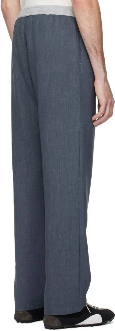 Paloma Wool Elastic Waist Casual Pants In Gray