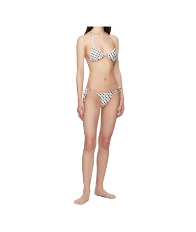 Paloma Wool Gray Leiti Bikini Top In White