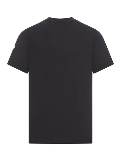 Moncler Short-sleeved T-shirt In Black