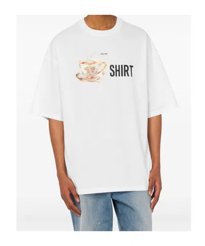 Moschino Graphic-print T-shirt In White