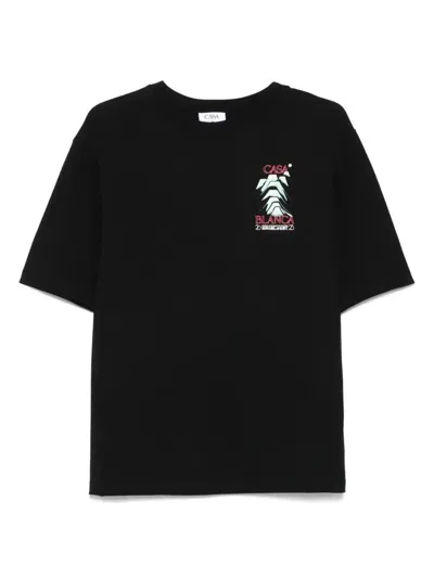 Casablanca Mountain Frost Graphic Crewneck T-shirt