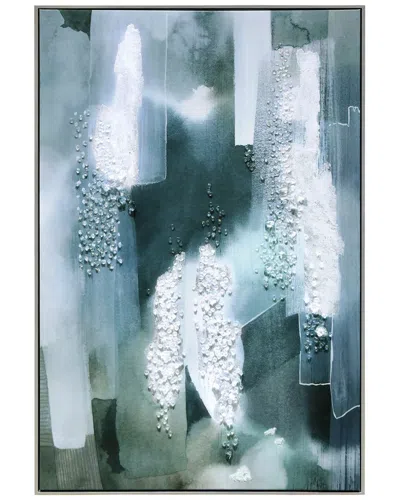 Empire Art Direct Silver Mist I Embellished Canvas Wall Art In Gold