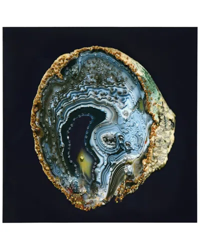 Empire Art Direct Geode Splendor I Embellished Canvas Wall Art In Black