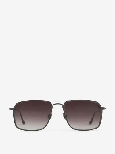 Matsuda Square Sunglasses In Brown