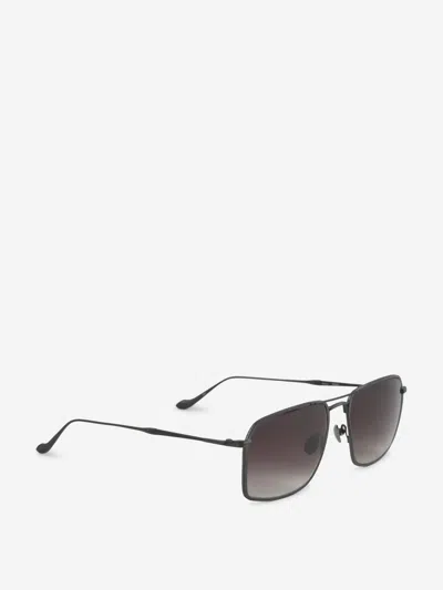 Matsuda Square Sunglasses In Brown