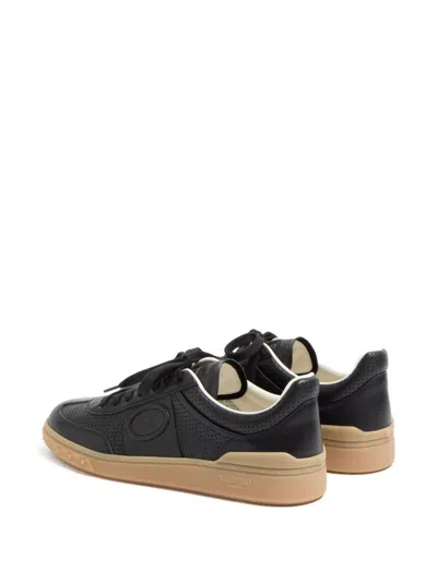 Valentino Upvillage Low-top Sneakers In Black