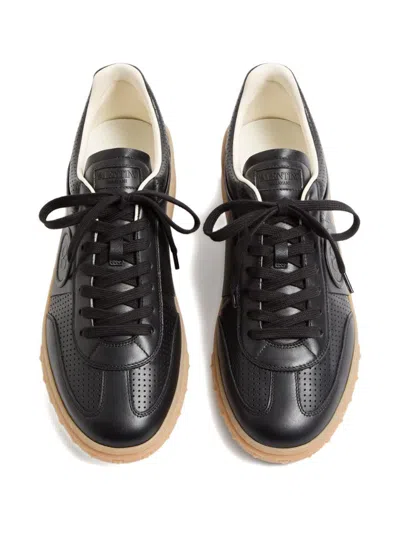 Valentino Upvillage Low-top Sneakers In Black