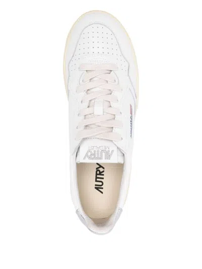 Autry Medialist Platform Sneakers In White
