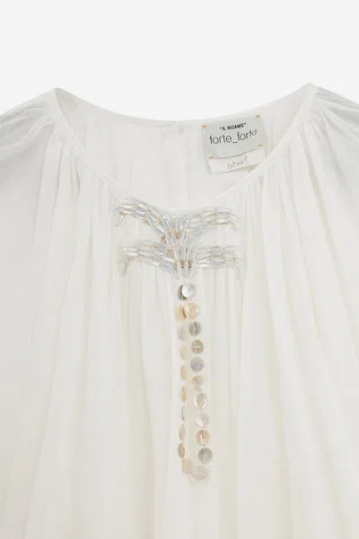 Forte Forte Bohemien Blouse In White