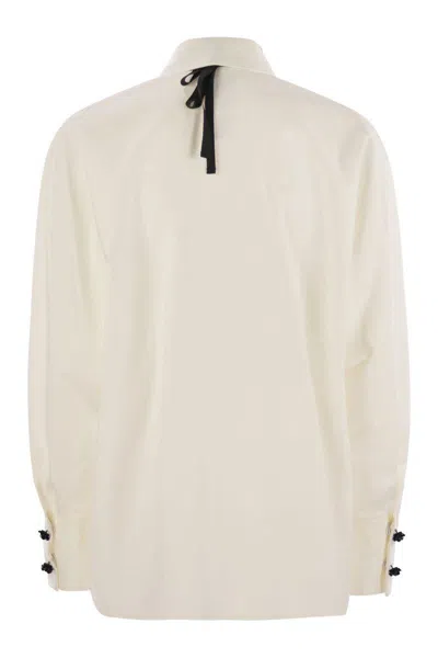 Max Mara Studio Roll In White