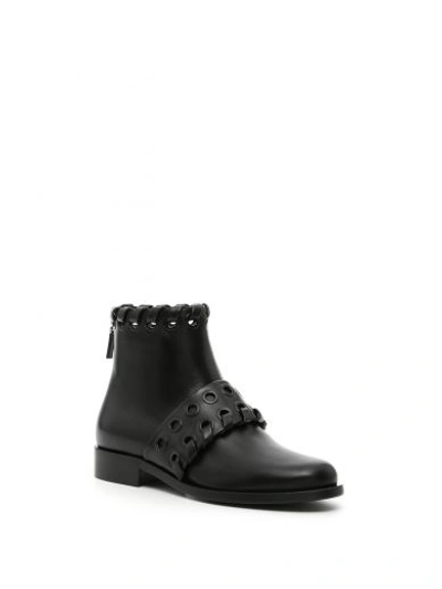 Shop Fendi Calfskin Boots In Nero+nero|nero