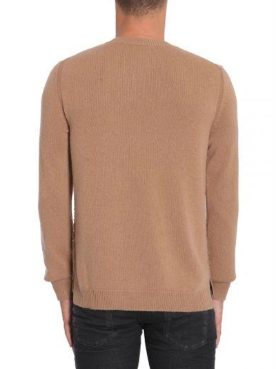 Shop Valentino Rockstud Untitled Sweater In Beige