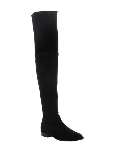 Shop Stuart Weitzman Thighscraper Over-the-knee Boots In Black