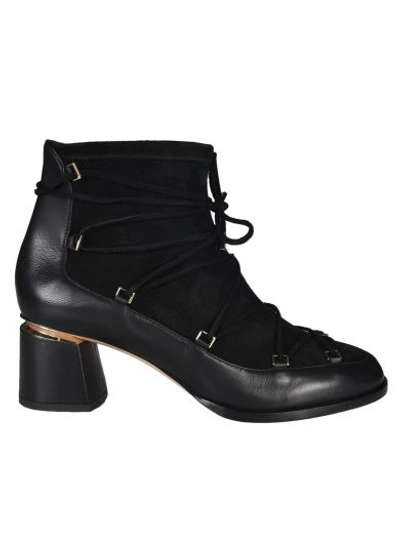 Shop Nicholas Kirkwood 'outliner' Lace-up Ankle Boots In Black