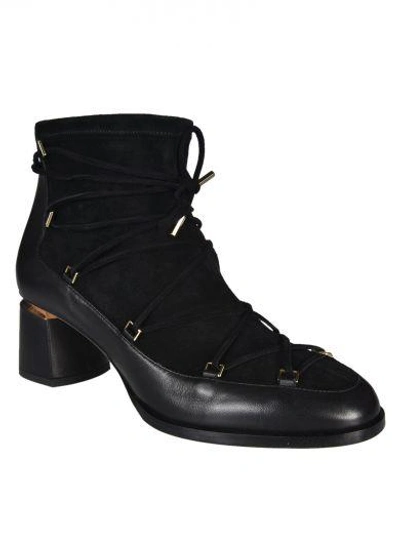 Shop Nicholas Kirkwood 'outliner' Lace-up Ankle Boots In Black