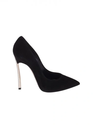 Shop Casadei Studded Stiletto Heel Pumps In Black