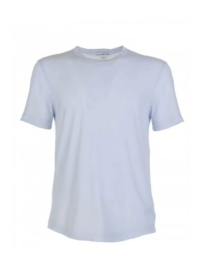 James Perse Cotton T-shirt In Light Blue