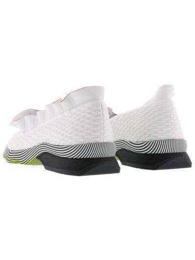 Shop Fendi Waves Slip-on Sneakers In Multicolor