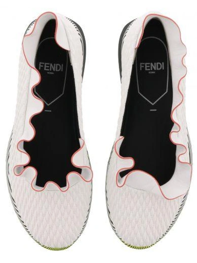 Shop Fendi Waves Slip-on Sneakers In Multicolor