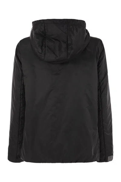 Max Mara The Cube Greenh Hooded Padded Jacket In Blue