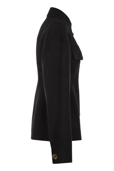 Sportmax Egeo Buttoned Wool Blazer In Blue