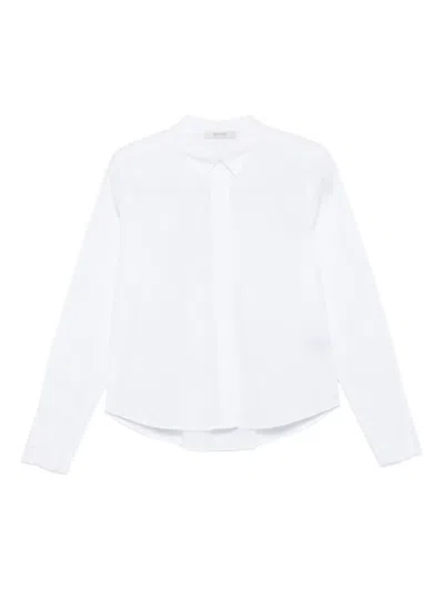 Kristensen Du Nord Button-down Cotton Shirt In White