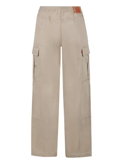 Levi's Elasticated-waist Cargo Pants In Gray