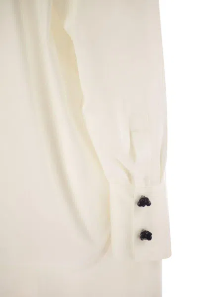 Max Mara Studio Roll In White
