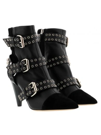 Shop Isabel Marant Lysett Ankle Boots In Black