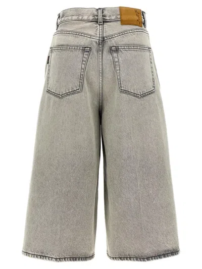 Haikure Belle Five-pocket Wide-leg Jeans In Gray