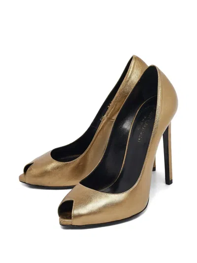 Pre-owned Saint Laurent 2023 120mm Metallic Pumps