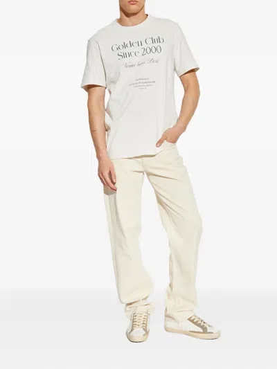 Golden Goose Journey Ms T-shirt Regular Light Cotton Jersey With Print