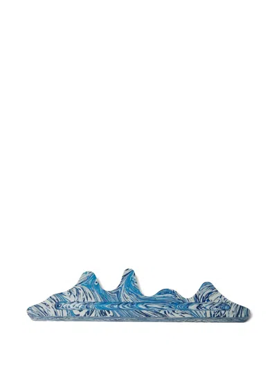 Space Available Logo-print Incense Holder In Blue