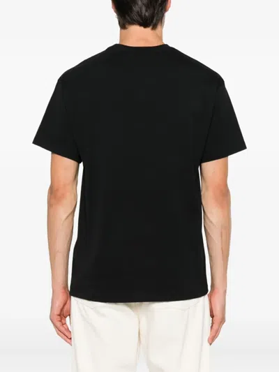 Givenchy Black Cotton T-shirt With Logo In Black