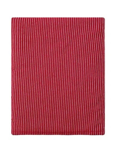 Kenzo Boke-flower Striped Bath Towel In Red
