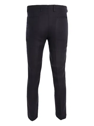 Boglioli Linen Trousers In Black