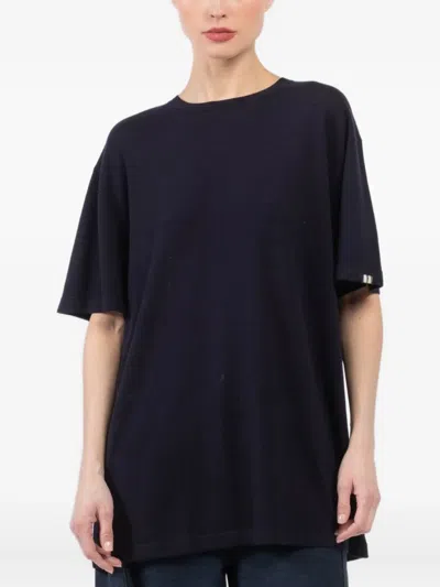 Extreme Cashmere Logo-tag T-shirt In Black